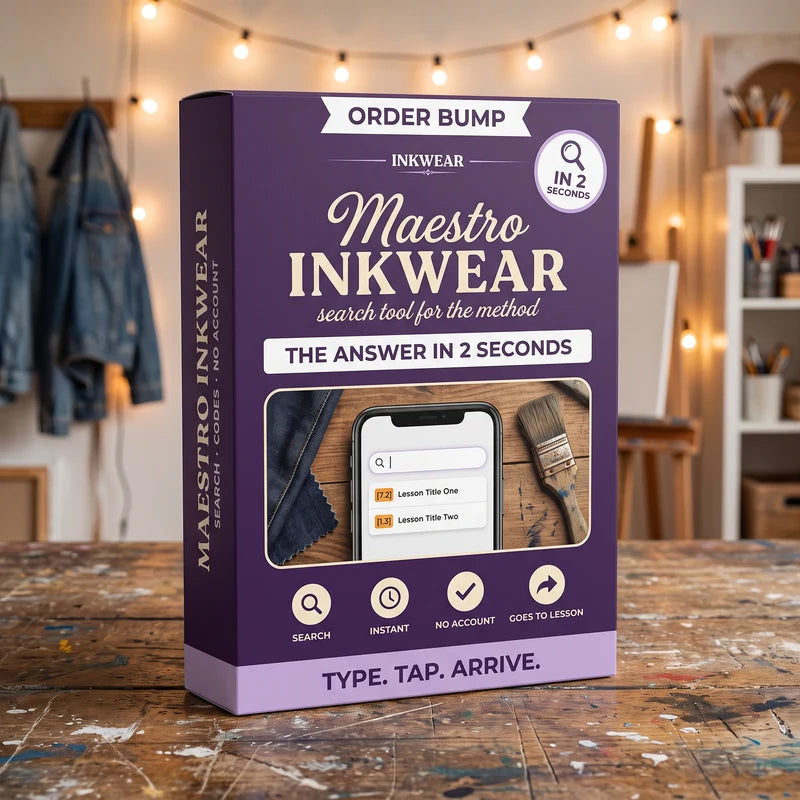 INKWEAR — Maestro INKWEAR: La respuesta en 2 segundos