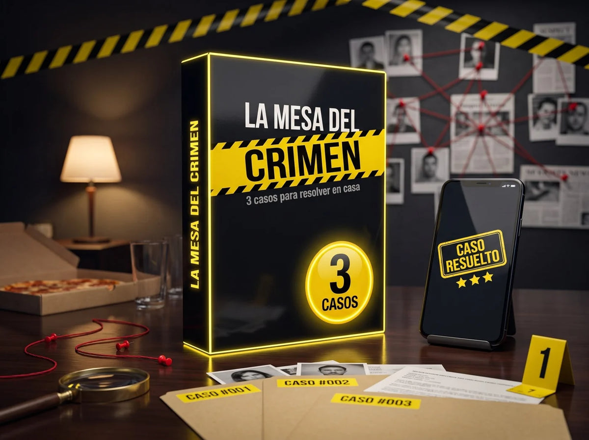 La Mesa del Crimen: Pack de 3 casos + App de regalo