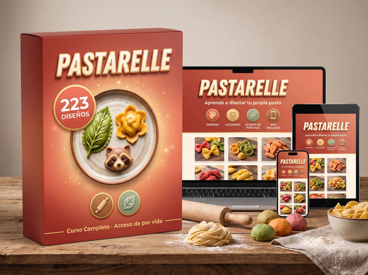 PASTARELLE CURSO COMPLETO + 5 BONUS DE REGALO